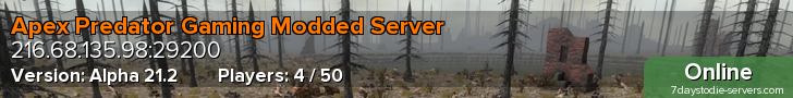 Apex Predator Gaming Modded Server
