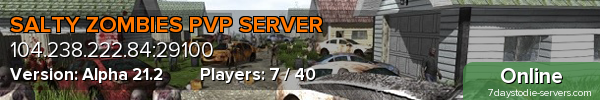 SALTY ZOMBIES PVP SERVER