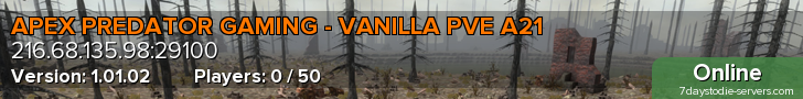 APEX PREDATOR GAMING - VANILLA PVE A21