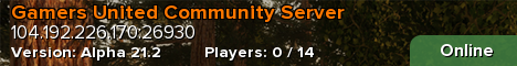 Gamers United Community Server
