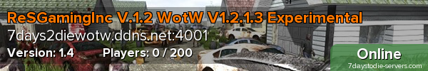 ReSGamingInc V.1.2 WotW V1.2.1.3 Experimental