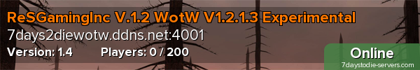 ReSGamingInc V.1.2 WotW V1.2.1.3 Experimental