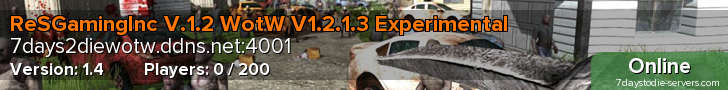 ReSGamingInc V.1.2 WotW V1.2.1.3 Experimental