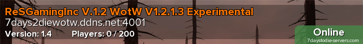 ReSGamingInc V.1.2 WotW V1.2.1.3 Experimental