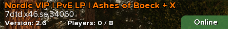 Nordic VIP | PvE LP | Ashes of Boeck + X