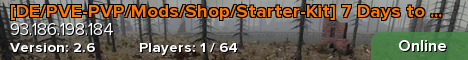 [DE/PVE-PVP/Mods/Shop/Starter-Kit] 7 Days to Die Veteranen