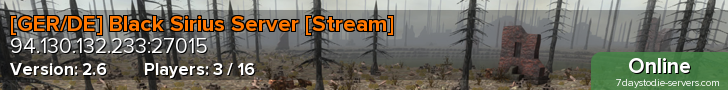 [GER/DE] Black Sirius Server [Stream]