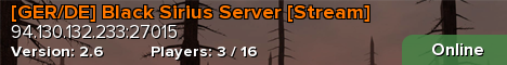 [GER/DE] Black Sirius Server [Stream]