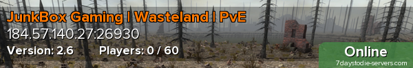 JunkBox Gaming | Wasteland | PvE