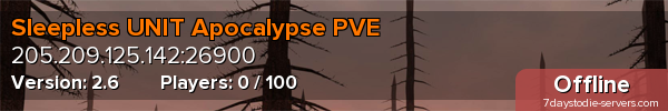 Sleepless UNIT Apocalypse PVE