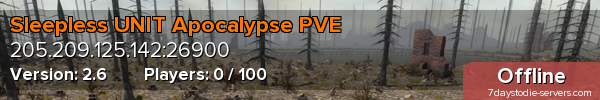 Sleepless UNIT Apocalypse PVE