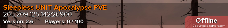 Sleepless UNIT Apocalypse PVE