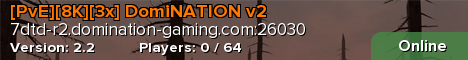 [PvE][8K][3x] DomiNATION v2