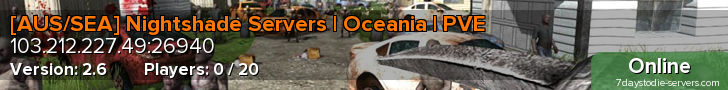 [AUS/SEA] Nightshade Servers | Oceania | PVE