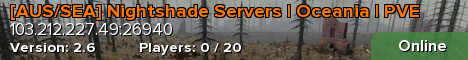 [AUS/SEA] Nightshade Servers | Oceania | PVE