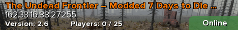 The Undead Frontier – Modded 7 Days to Die Server