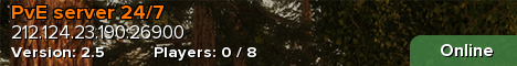 PvE server 24/7