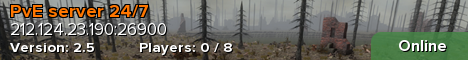 PvE server 24/7