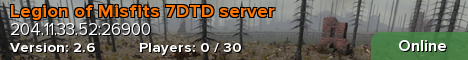 Legion of Misfits 7DTD server