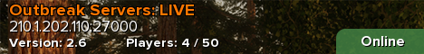 Outbreak Servers: LIVE