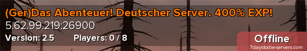 (Ger)Das Abenteuer! Deutscher Server. 400% EXP!