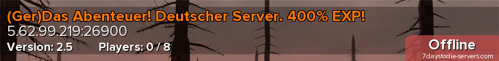 (Ger)Das Abenteuer! Deutscher Server. 400% EXP!
