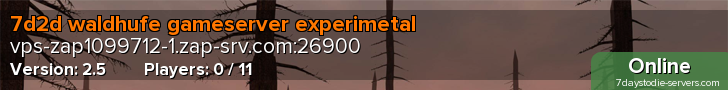 7d2d waldhufe gameserver experimetal
