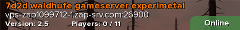 7d2d waldhufe gameserver experimetal