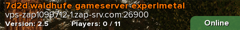 7d2d waldhufe gameserver experimetal