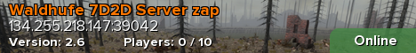 Waldhufe 7D2D Server zap
