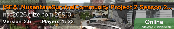 [SEA] NusantaraSurvivalCommunity Project Z Season 2 (2026)