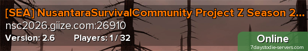[SEA] NusantaraSurvivalCommunity Project Z Season 2 (2026)