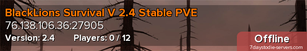 BlackLions Survival V 2.4 Stable PVE