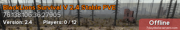 BlackLions Survival V 2.4 Stable PVE