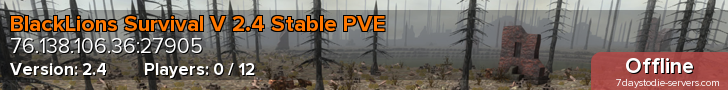 BlackLions Survival V 2.4 Stable PVE
