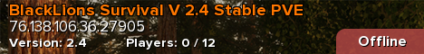 BlackLions Survival V 2.4 Stable PVE