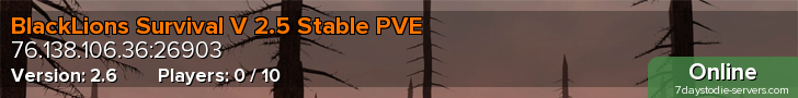 BlackLions Survival V 2.5 Stable PVE