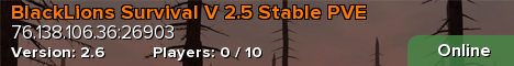 BlackLions Survival V 2.5 Stable PVE