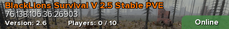 BlackLions Survival V 2.5 Stable PVE