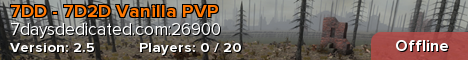 7DD - 7D2D Vanilla PVP