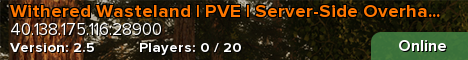Withered Wasteland | PVE | Server-Side Overhaul