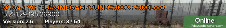 01.04./PVP/EU//OMEGAGROUND//300XP/300Loot
