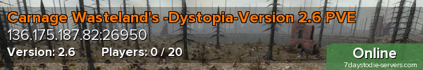 Carnage Wasteland's -Dystopia-Version 2.6 PVE