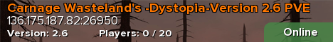 Carnage Wasteland's -Dystopia-Version 2.6 PVE
