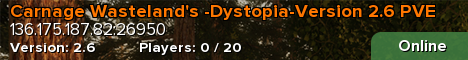 Carnage Wasteland's -Dystopia-Version 2.6 PVE