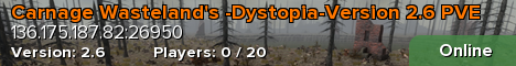 Carnage Wasteland's -Dystopia-Version 2.6 PVE