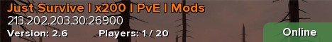 Just Survive I x200 I PvE I Mods