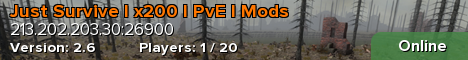 Just Survive I x200 I PvE I Mods
