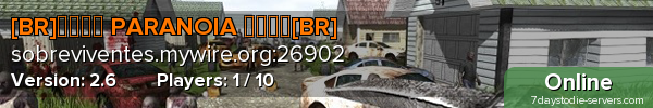 [BR]◤◢◤【 PARANOIA 】◢◤◢[BR]