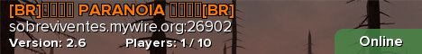[BR]◤◢◤【 PARANOIA 】◢◤◢[BR]